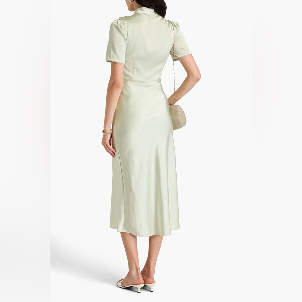 SANDRO
Stretch-satin midi dress - Picture 6 of 6